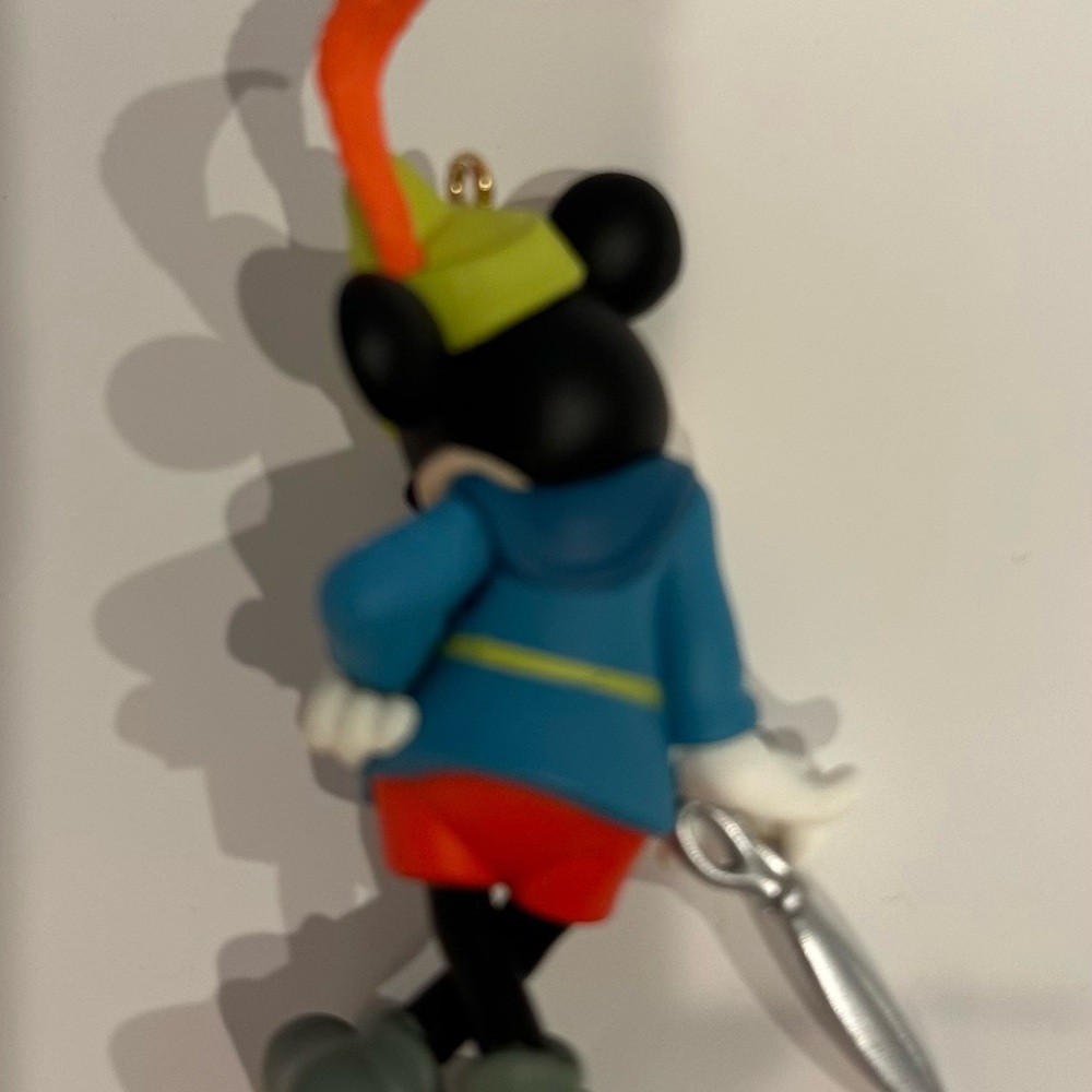 Hallmark Keepsake Mickey Mouse Brave Little Tailor Ornament - Red, Blue, Green - Picture 4 of 5
